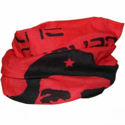 Flot rødt halsrør med sort tryk af frihedskæmper Che Guevara