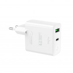 Puro Wall Charger 1usb-a 12w + 1usb-c 32w, White - Oplader