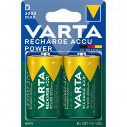 Varta Recharge Charge Accu Power D 3000mah 2 Pack - Batteri