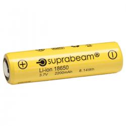 Suprabeam Li-ion 18650 2200 mAh Genopladeligt batteri til Suprabeam Q3r og Q4xr