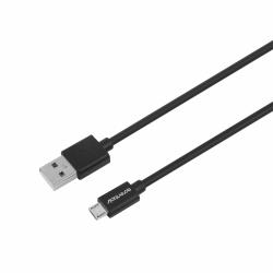Essentials Usb-a - Micro Usb Cable, 2m, Black - Ledning