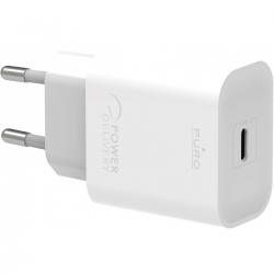 Puro Wall Charger 20w Travel Mini Usb-c, White - Oplader